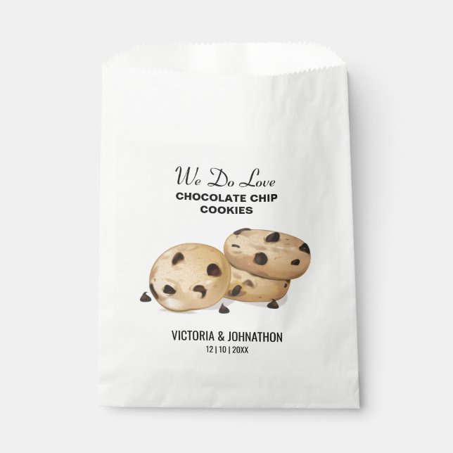 Sacolinha Chocolate Chip Cookies Obrigado | Tratado de Casam (Frente)