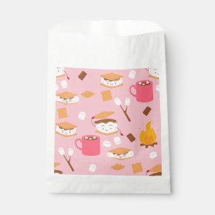 Sacolinha chocolate de marshmallow de fogueira cheira rosa