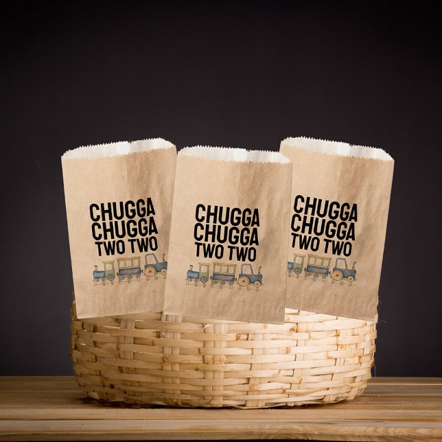 Sacolinha Chugga Chugga Dois | Aniversário | Favorecer Bolsa (Criador carregado)