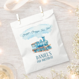 Sacolinha Chugga Dois segundos aniversários Choo Choo