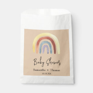 Sacolinha Chuva de bebês arco-íris Boho