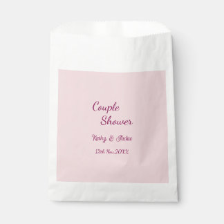 Sacolinha chuva de casal rosa roxo pastel casamento nome dat