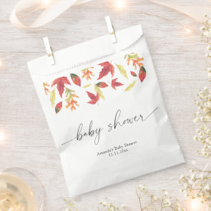 Sacolinha Chuva de folhas Baby Shower