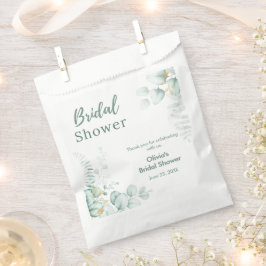 Sacolinha Chuva de Noiva Botânica Eucalipto Dourado 
