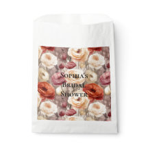 Chuva de Noiva Flores Primavera Creme Borgonha