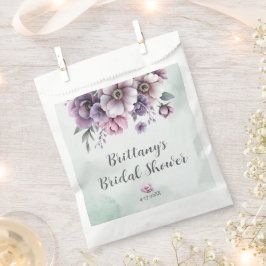 Sacolinha Chuva de Noiva Lavanda & Floral Verde