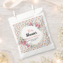 Chuva de Rosas em Aquarela & Eucalipto para Chá de