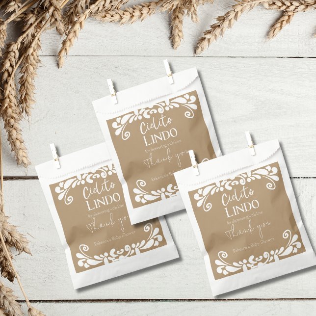 Sacolinha Cielito Lindo Talavera Chá de fraldas Fiesta mexic (Criador carregado)