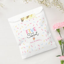 Cinco É Uma Festa de aniversário Sorvete Tão Doce