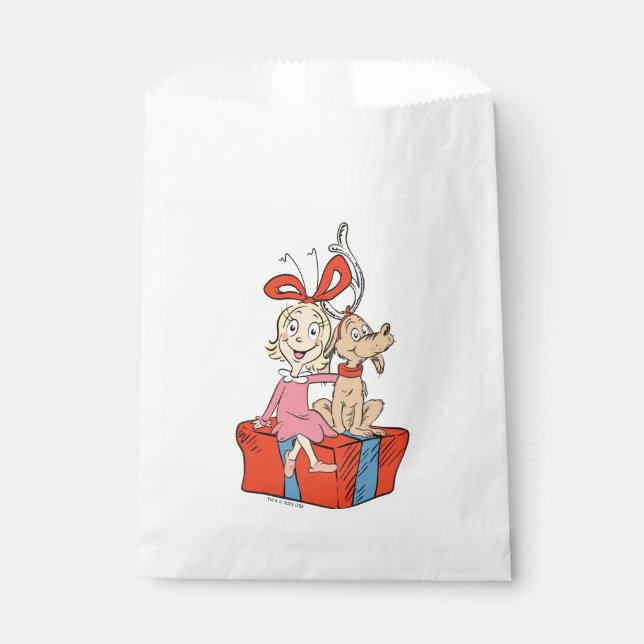 Sacolinha Cindy Lou Quem e Max em um Presente (Frente)