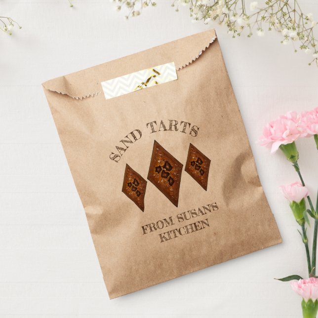 Sacolinha Cinnamon Sand Tarts Cookies de Natal caseiros (Selado)