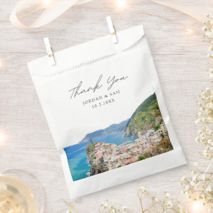 Sacolinha Cinque Terre Wedding Personalizado Itália Foto