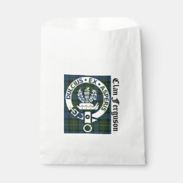 Sacolinha Clan Ferguson Crest Crachá e Tartan