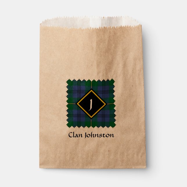 Sacolinha Clan Johnston Tartan Favor Bag (Frente)