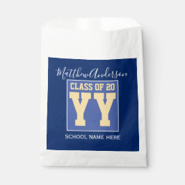 Sacolinha Classe de 2024 Graduação Real e Dourada Elegante