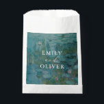 Sacolinha Claude Monet Water Lily Wedding<br><div class="desc">O casamento favorece bolsas com a pintura de Claude Monet Water Lily.</div>