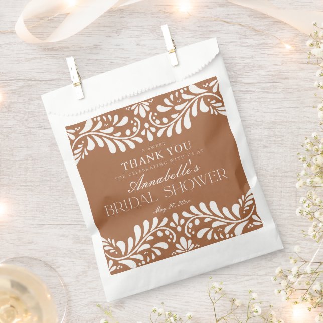 Sacolinha Clay Talavera Azulejo Fiesta Chá de panela Dessert (Cortado)