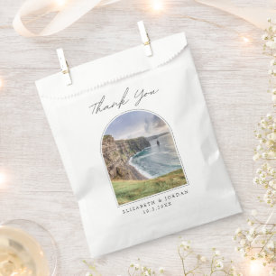 Sacolinha Cliff of Moher Wedding Favor Irlanda Obrigado