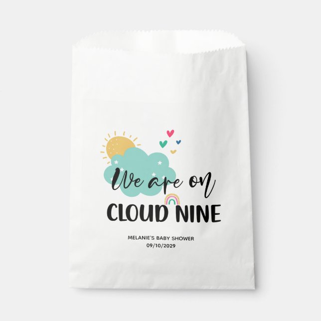 Sacolinha Cloud Nine Baby Shower Favor Bags (Frente)
