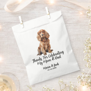 Sacolinha Cocker Spaniel Casamento de Pet Cor Completa
