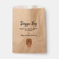 Cocker Spaniel Doggie Bag para Casamento, Favorece