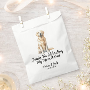 Sacolinha Cocktail de Casamento de Pet Personalizado Lab Ama