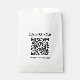 Sacolinha Código QR personalizável & Nome da Empresa