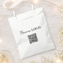 Código QR promocional da empresa do logotipo comer