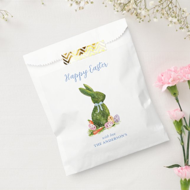 Sacolinha Coelhinho Topiário com ovos de Páscoa (Selado)