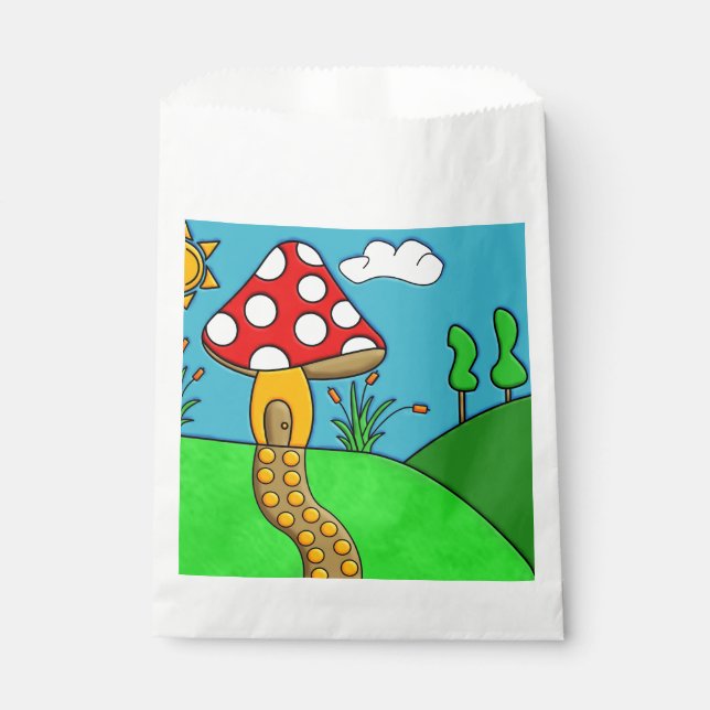 Sacolinha cogumelo vermelho (Frente)