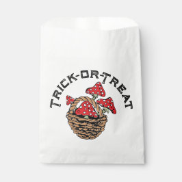 Sacolinha Cogumelos Boné Vermelho Halloween