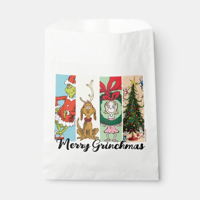 Sacolinha Colagem de Férias Merry Grinchmas (Frente)