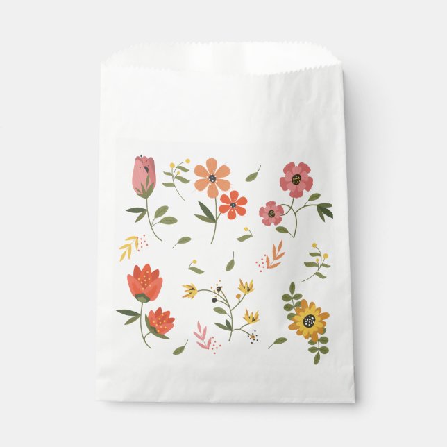 Sacolinha coleção de flores (Frente)