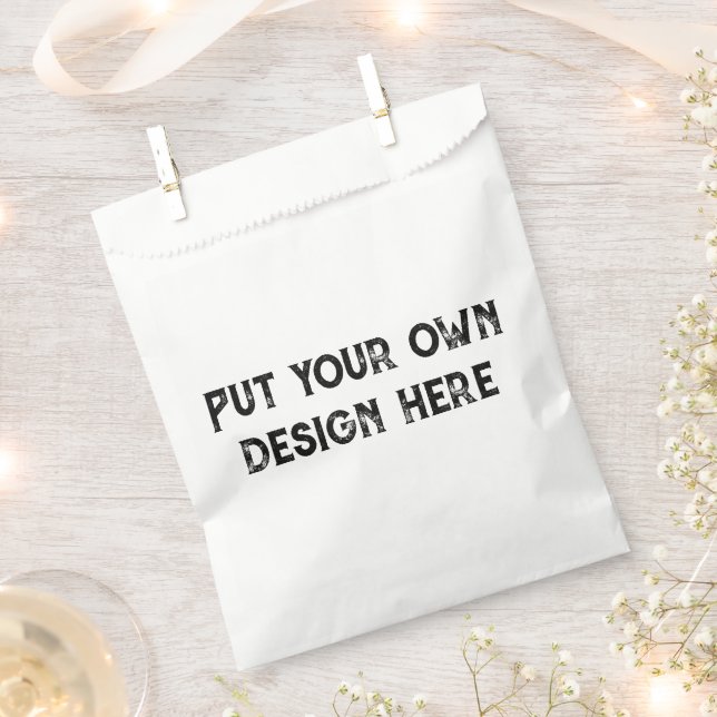 Sacolinha Coloque seu próprio design (Cortado)