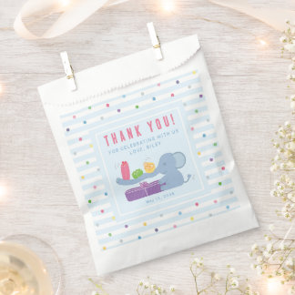 Sacolinha Colorful Elephant with Gifts Birthday Party