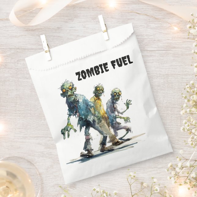 Sacolinha Combustível Zombie | Bolsas de Favor do Calor de H (Cortado)