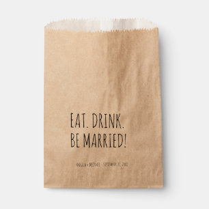 Sacolinha Comida Personalizada Bebida Casada