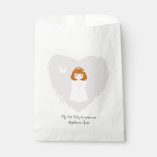 Sacolinha Communion Dove Redhead Girl