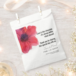 Sacolinha Como Chocolate.... Casamento Anemone Dreamscape