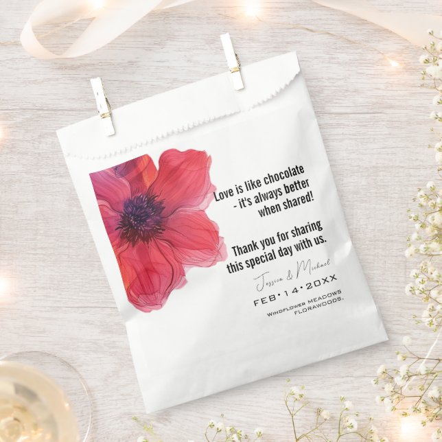 Sacolinha Como Chocolate.... Casamento Anemone Dreamscape (Cortado)