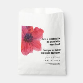 Sacolinha Como Chocolate.... Casamento Anemone Dreamscape