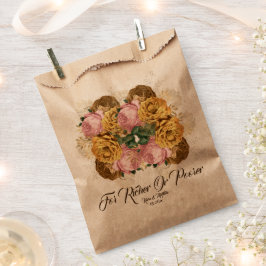 Sacolinha Convidado de Casamento Elegante Floral Minimalista