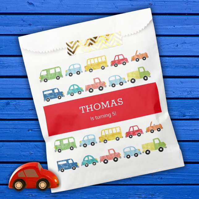 SACOLINHA CONVITE DE ANIVERSÁRIO DE TRANSPORTE (Criador carregado)