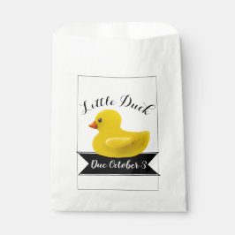 Sacolinha Convite para Chá de fraldas de Pato Pequeno