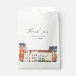 Sacolinha Copenhaga Casamento Personalizado Foto Favor Bag