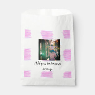 Sacolinha Cor d'água rosa púrpura pai filho pai adicionar im