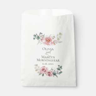 Sacolinha Cor-de-rosa Espanhol Pálido Flores para casamentos