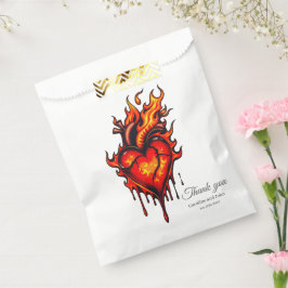 Sacolinha Coração inflamável.