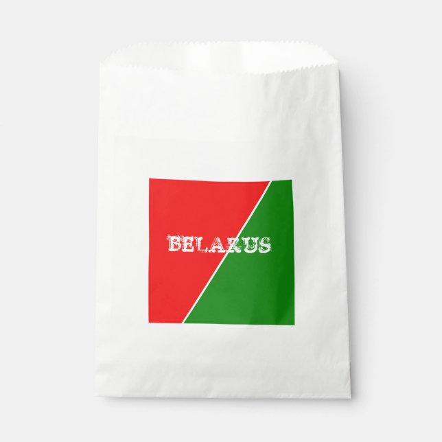 Sacolinha Cores da Bandeira Nacional da Bielorrússia (Frente)