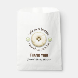 Sacolinha Cortar como Chá de fraldas de Botão